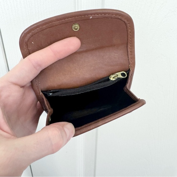 Coach Vintage Brown Leather Wallet & Key Case - Picture 11 of 16